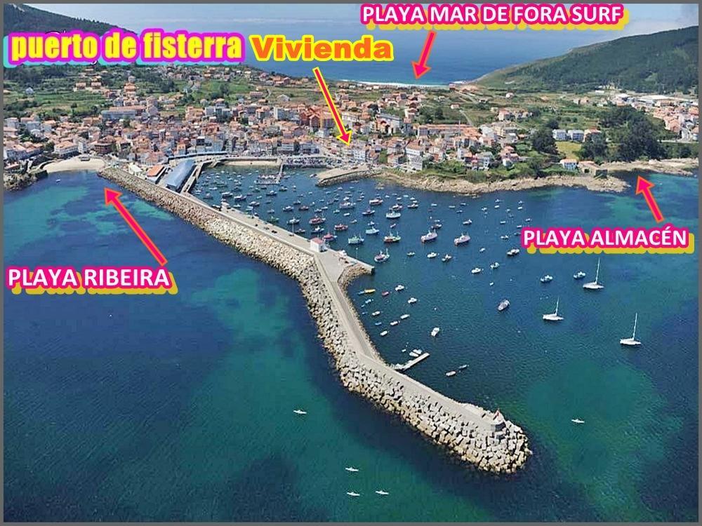 Apartamento Paseo Del Puerto Finisterra Exterior foto